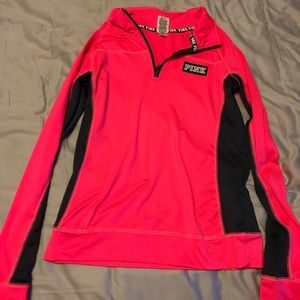 PINK long sleeve athletic pullover